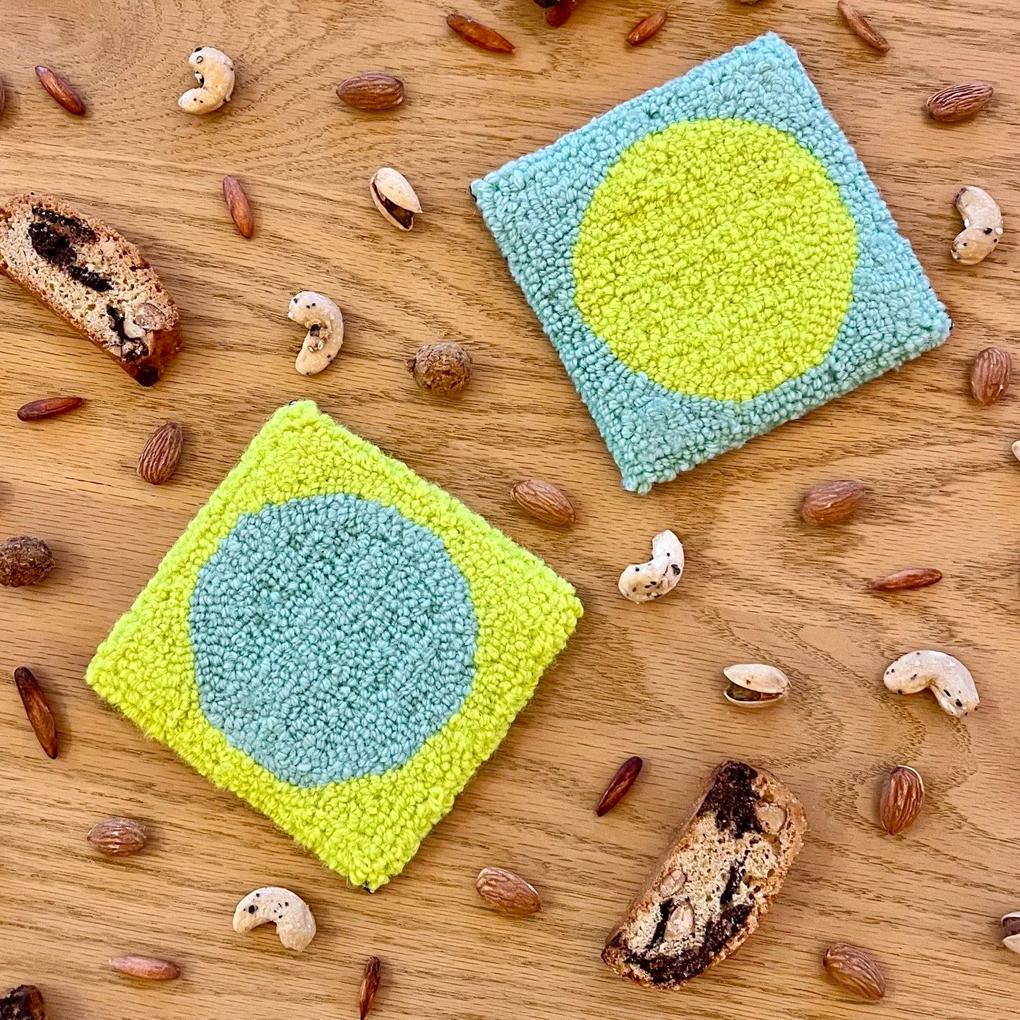 Coasters - foam and neon