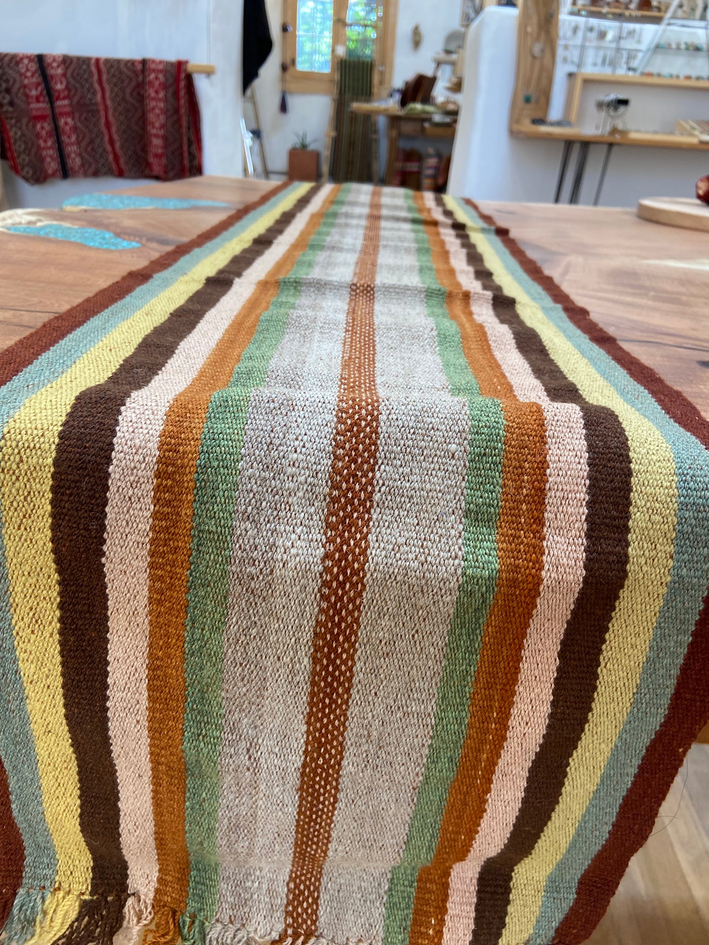 Table Runner - Multicolor earth tones