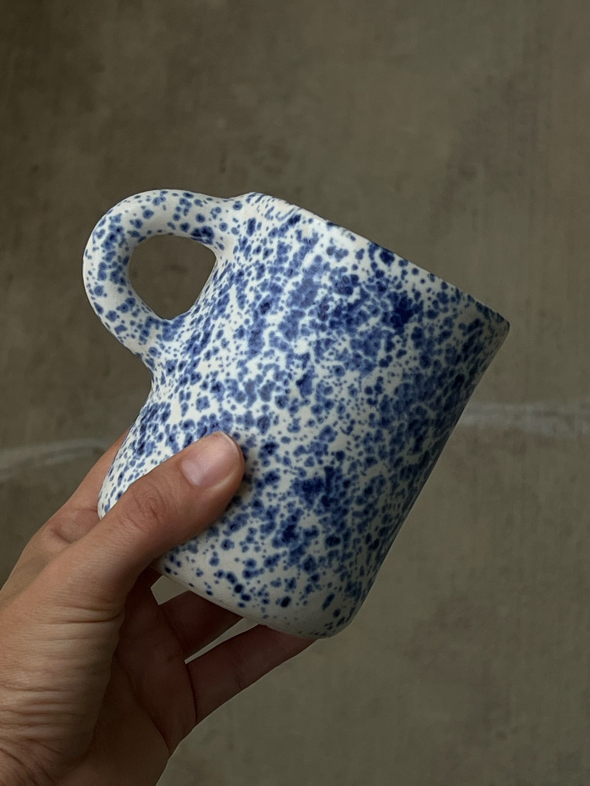 Speckled Blue - Coil Handle - two versions