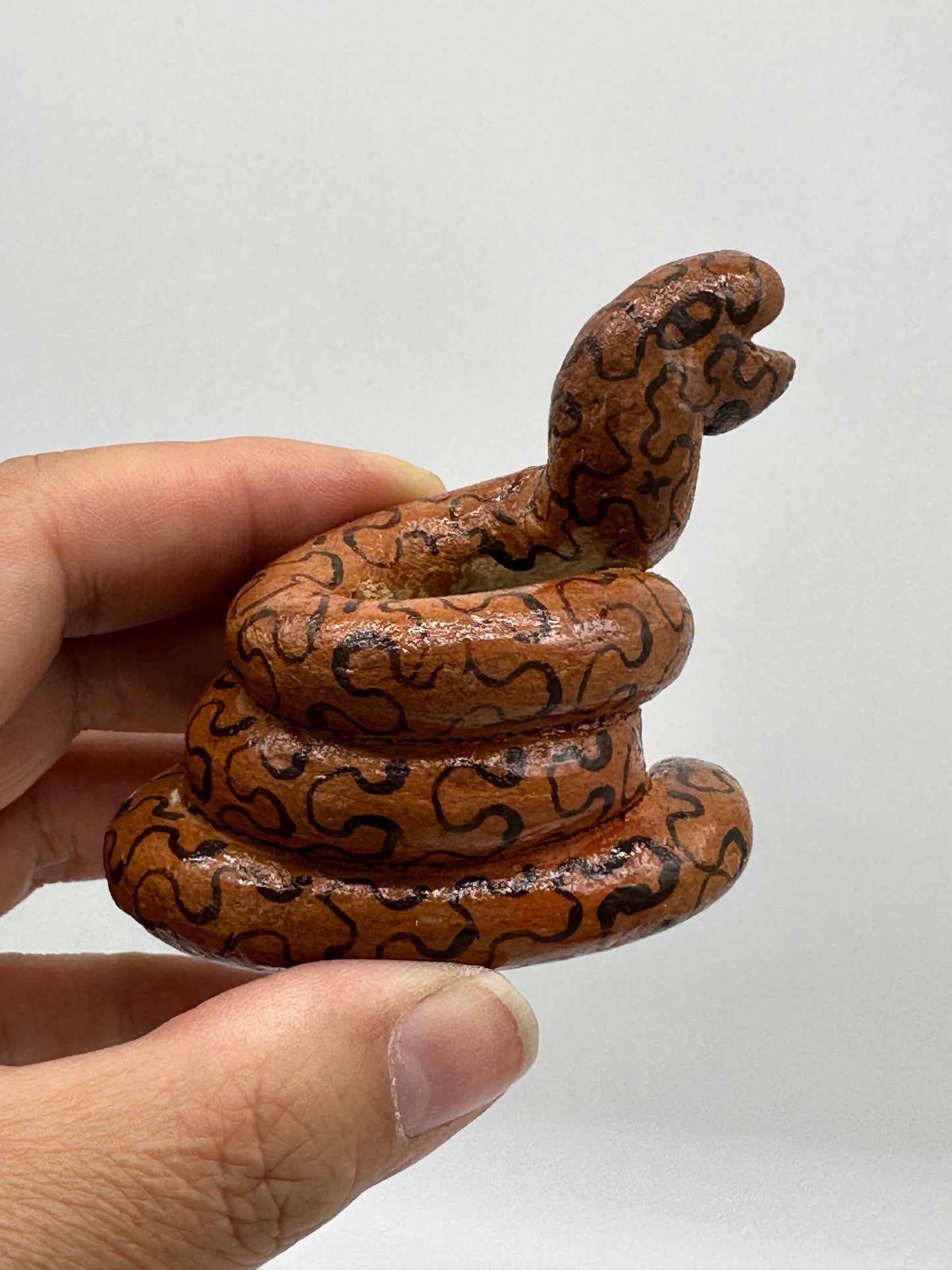 Shipibo Ceramic snake