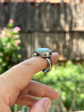 Load image into Gallery viewer, Royston Turquoise ring - Sterling Silver - size 5.5
