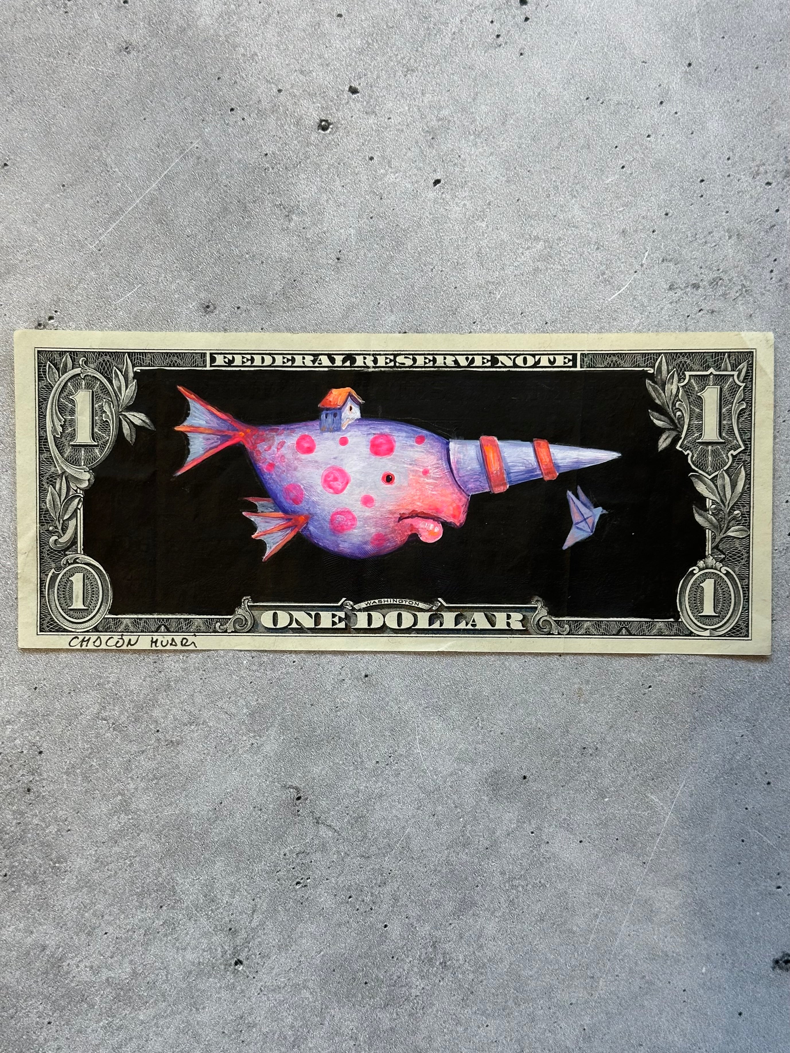 Dollar Migrante - Original illustrations - Framed
