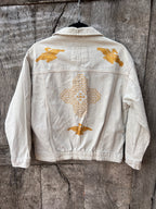 Jacket by Yaya Denim Studio - Screenprinted by Amapolay