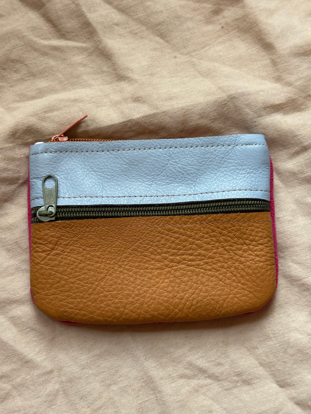 Small Zip Leather Wallets