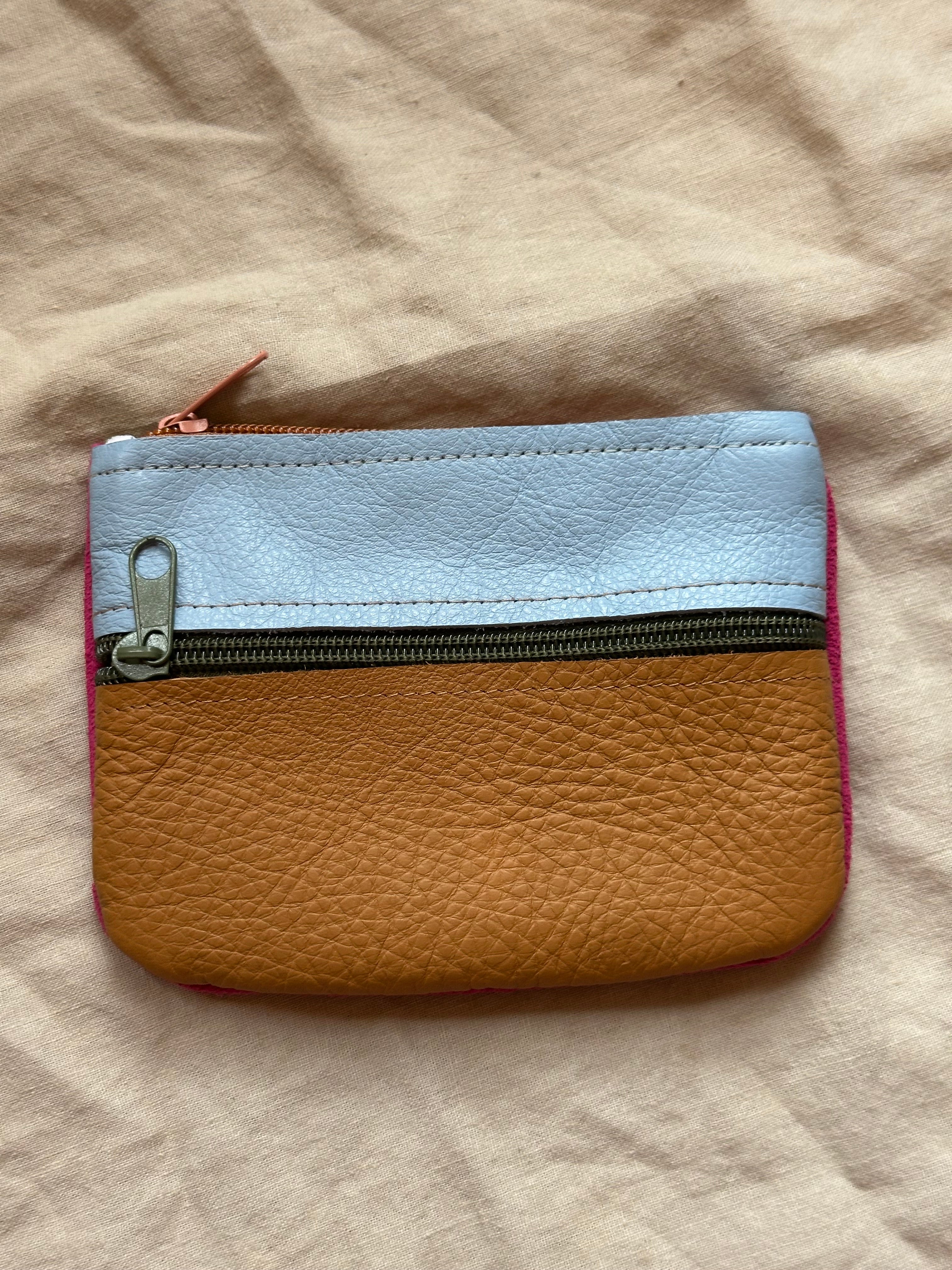 Small Zip Leather Wallets