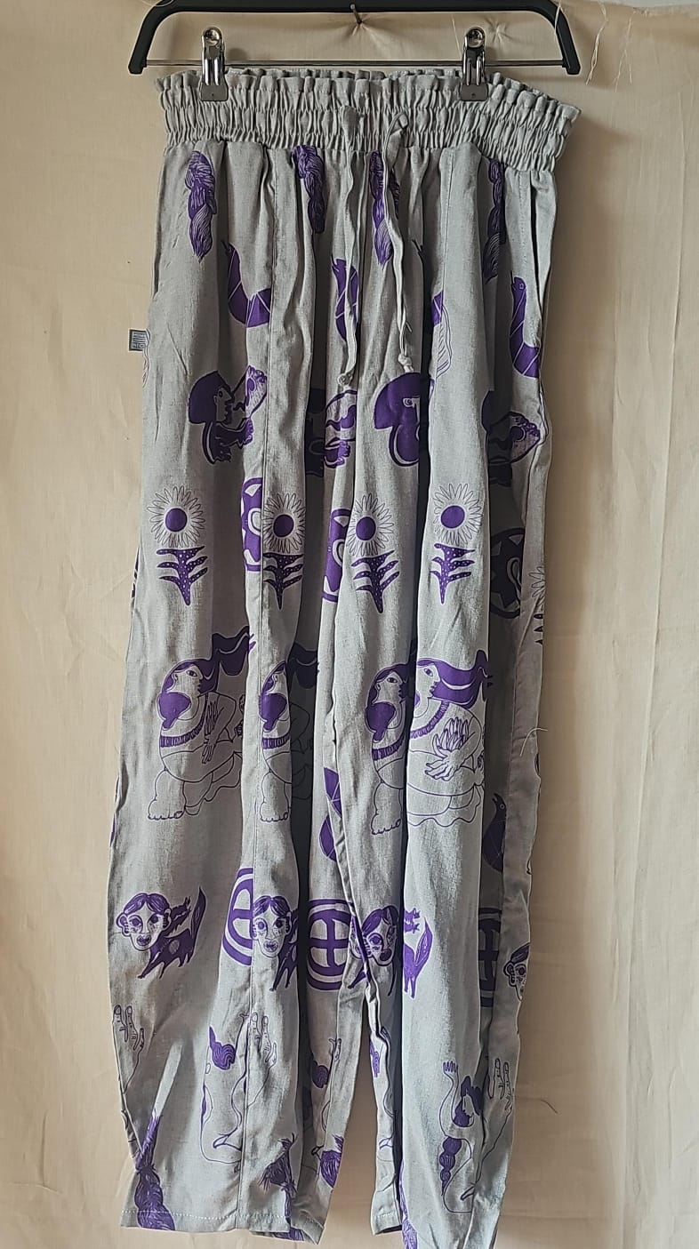 Jogger Pants • Large • Screen Printed