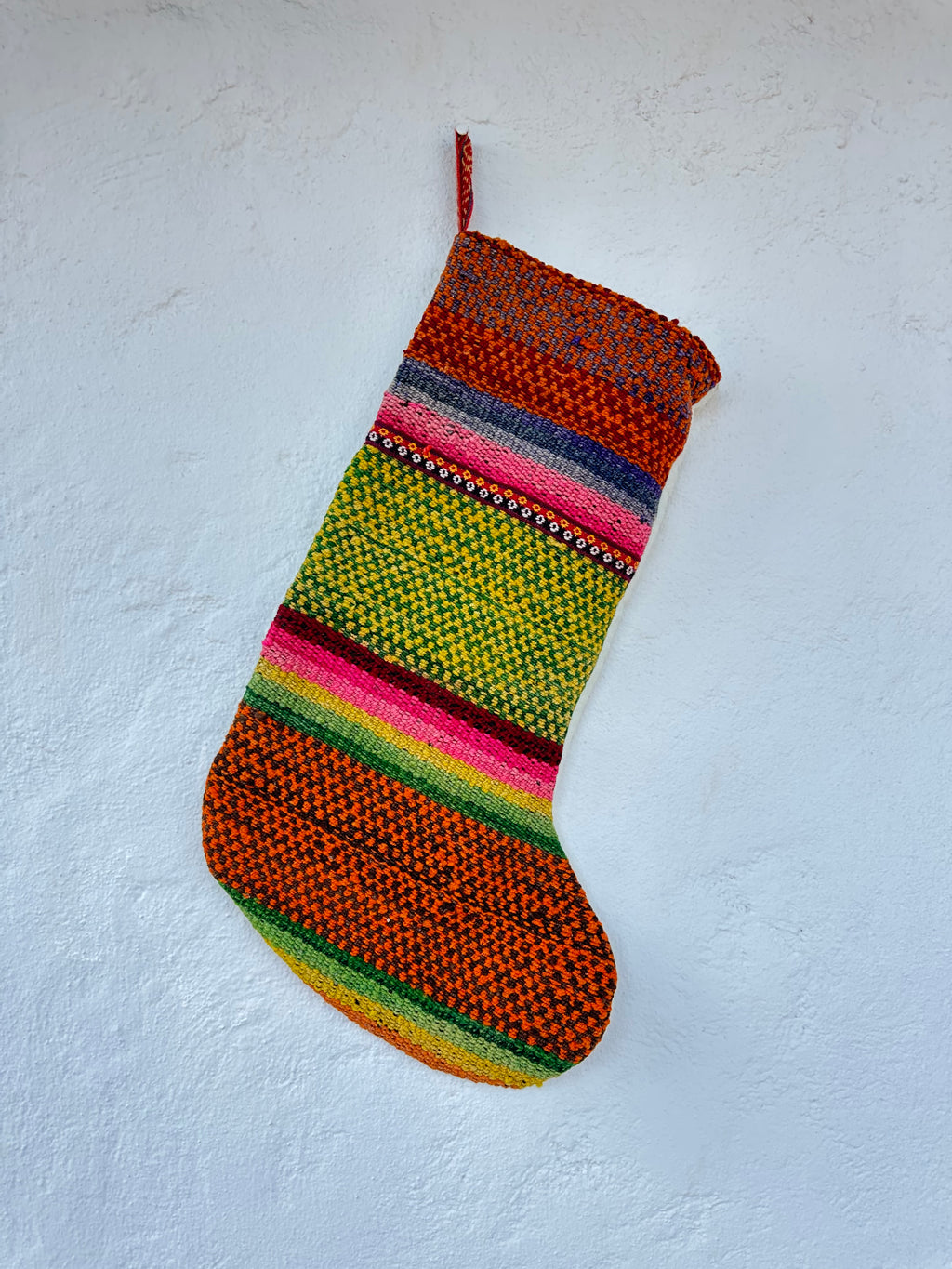 Stockings - solid color back - upcycled Andean Textiles
