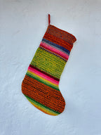 Stockings - solid color back - upcycled Andean Textiles
