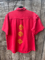 Vintage Collared Shirt Eagle N. 7 - Screenprinted