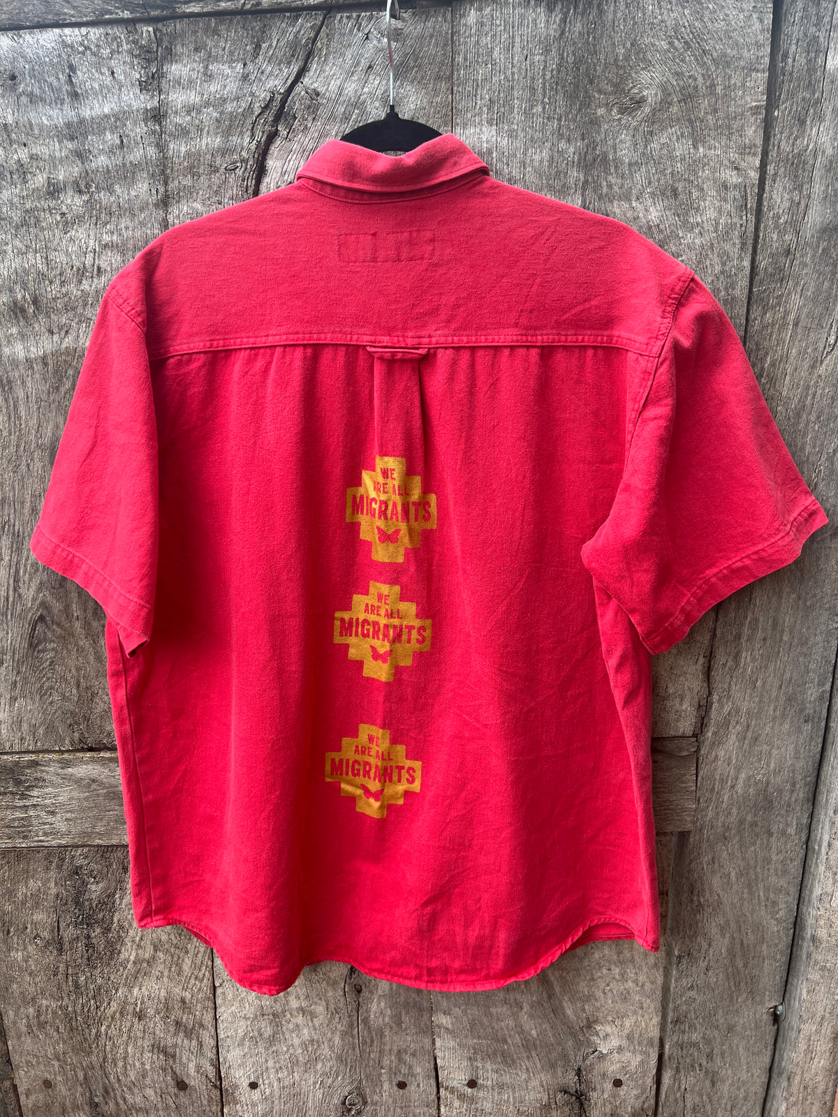 Vintage Collared Shirt Eagle N. 7 - Screenprinted
