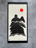 Serie Paraiso Andino - Lino Print 9” x 4.5”
