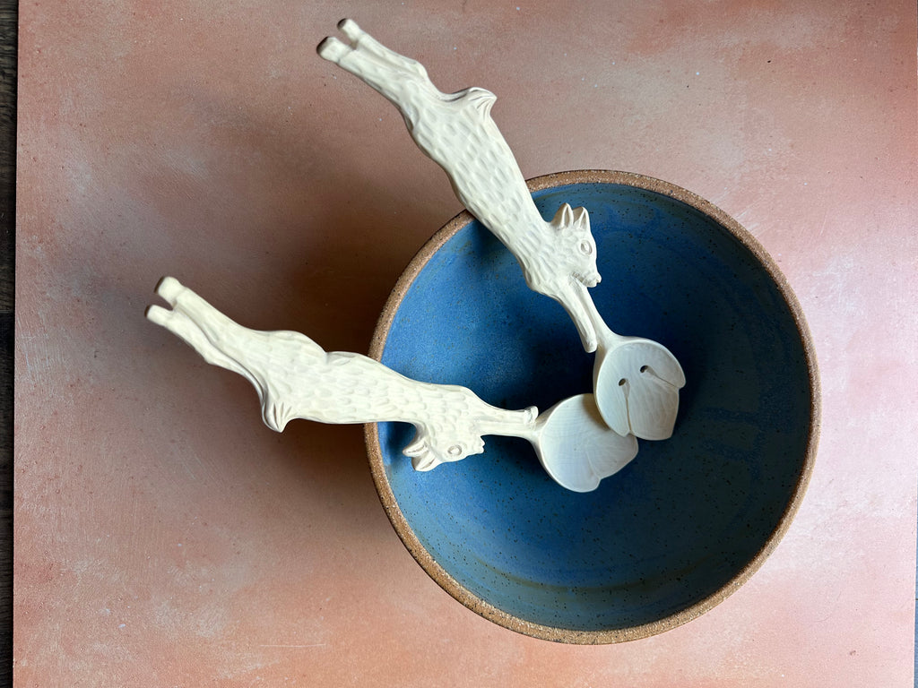 Wooden Utensil Set - Rabbit