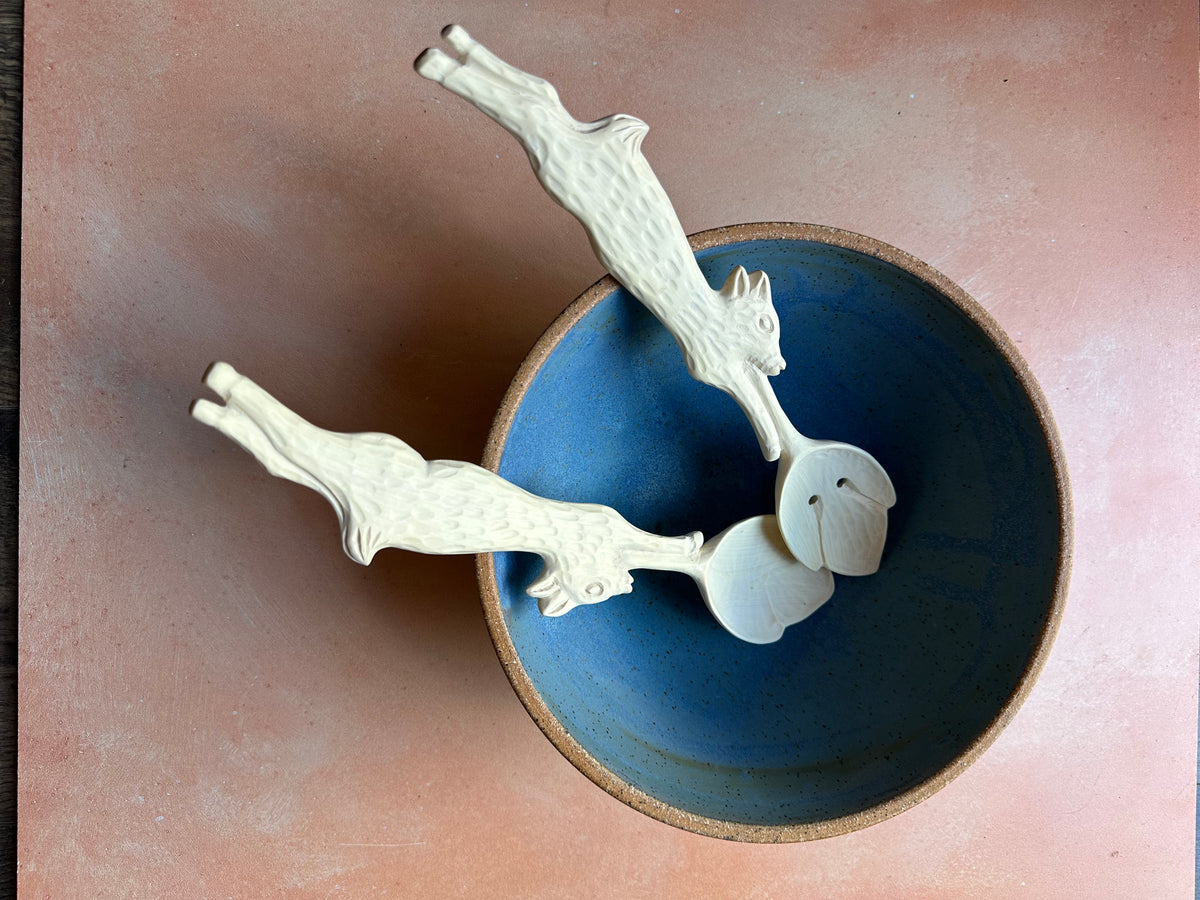 Wooden Utensil Set - Rabbit