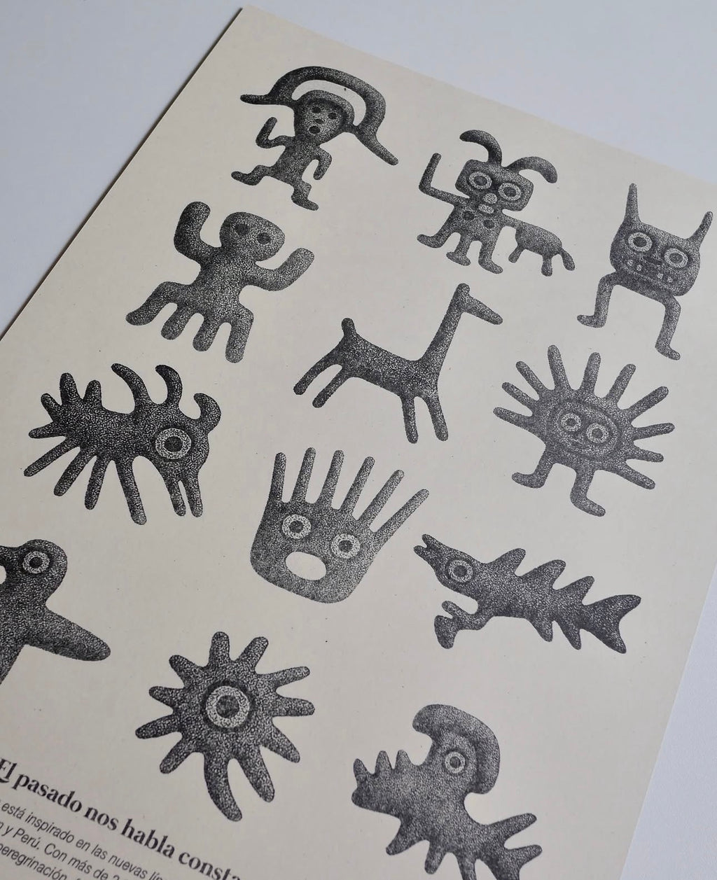 Nazca - Risograph 4” x 6.25”