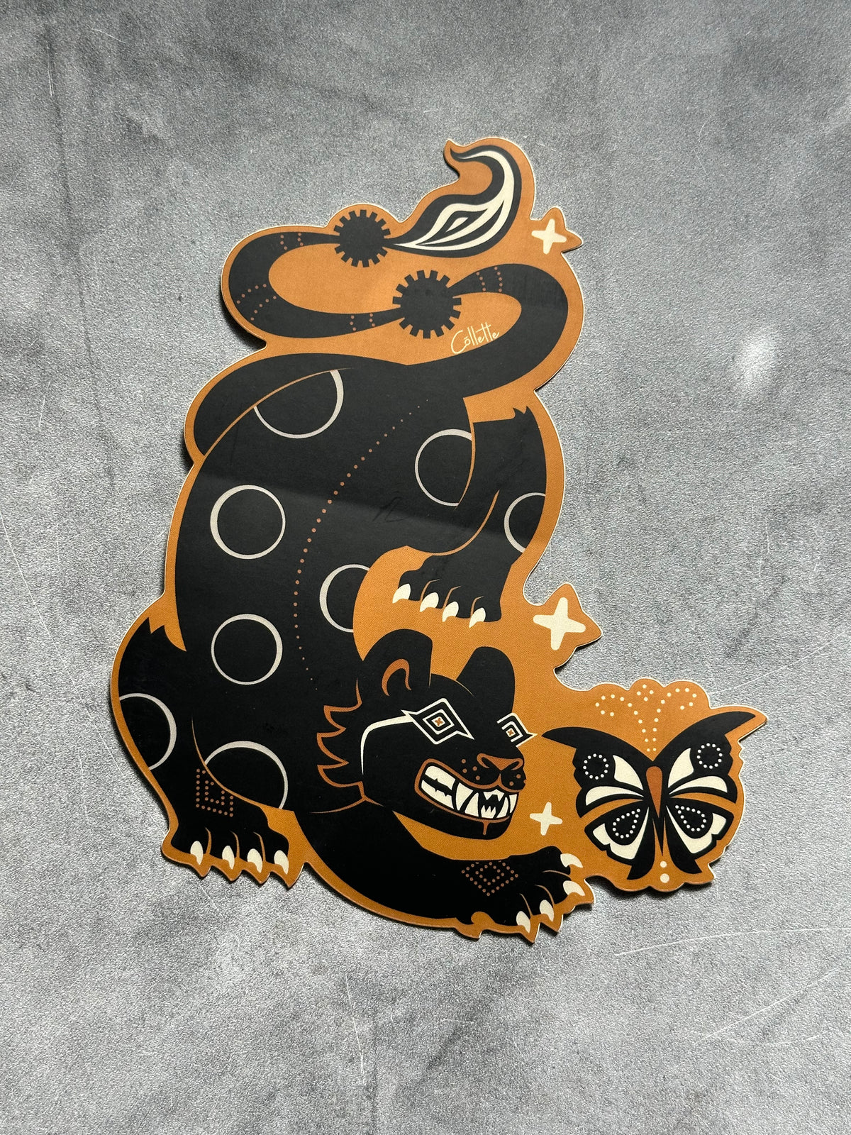 Panther - Decal 6” tall