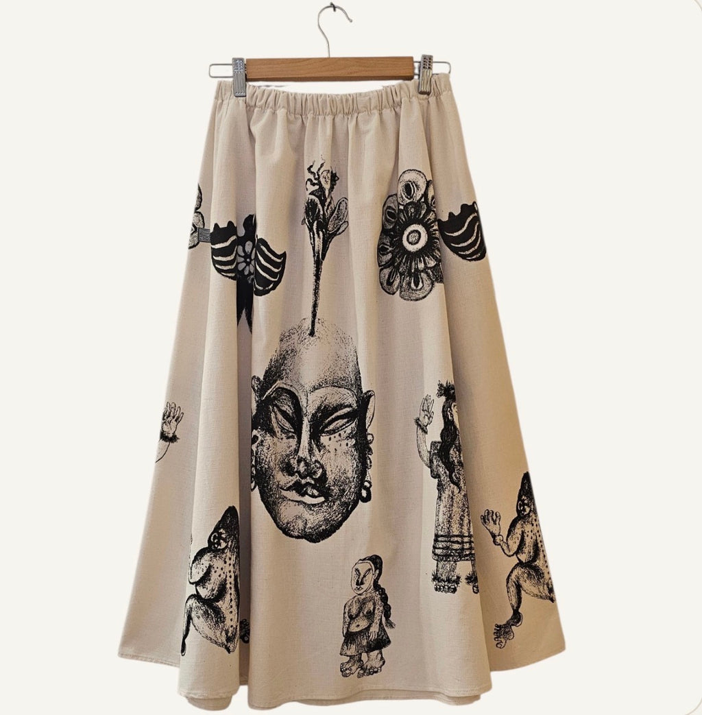 Bell Skirt • Medium• Screen Printed