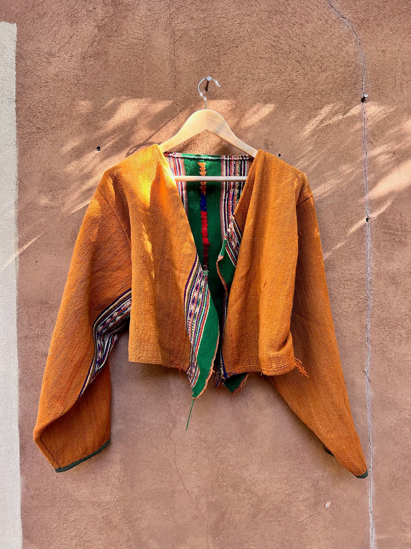 Upcycled Cropped Jacket - wide sleeves