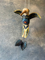 Long Tail Hummingbird - blue Wings