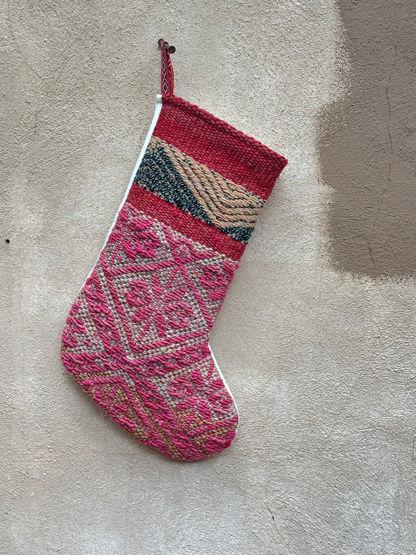 Stockings - solid color back - upcycled Andean Textiles