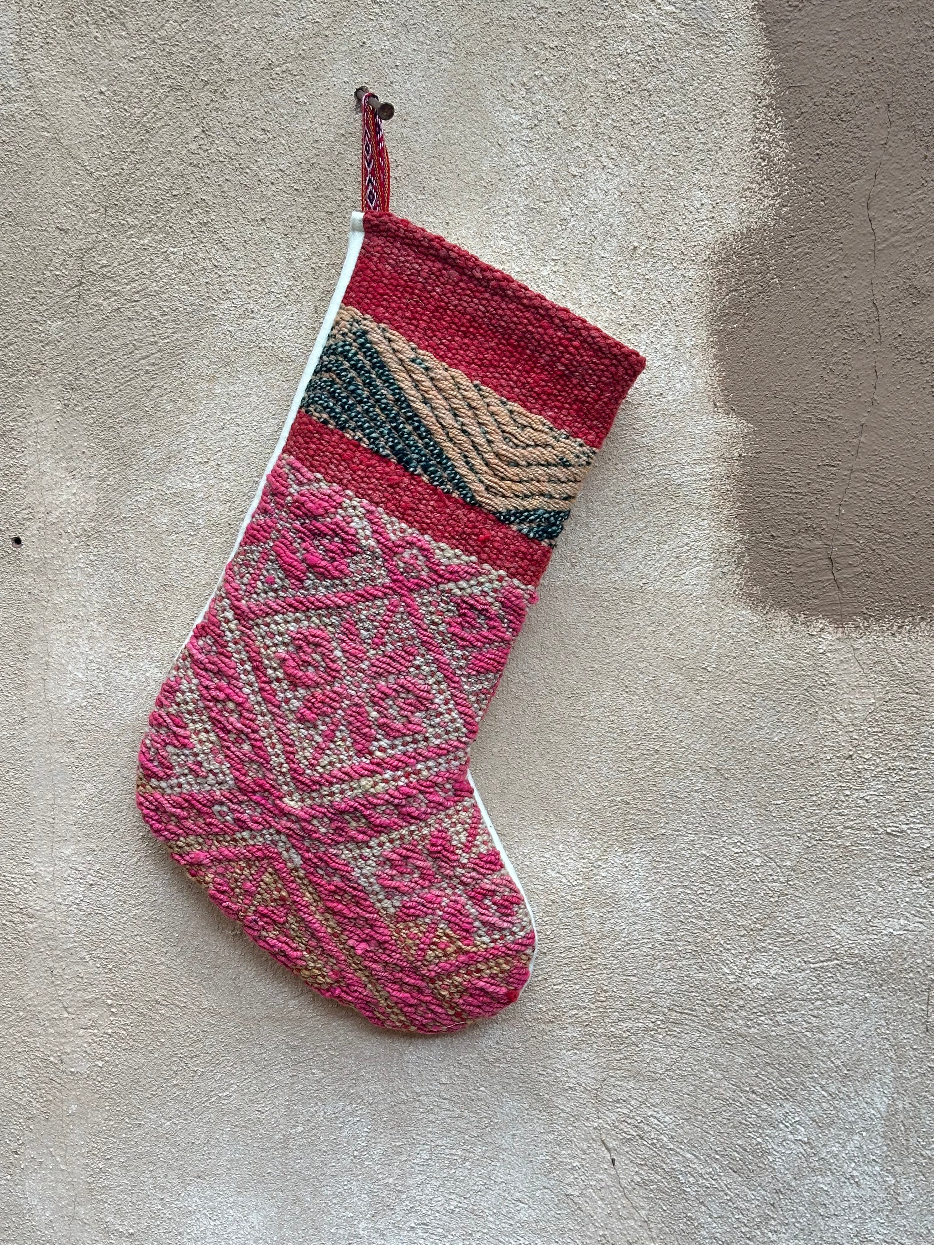 Stockings - solid color back - upcycled Andean Textiles