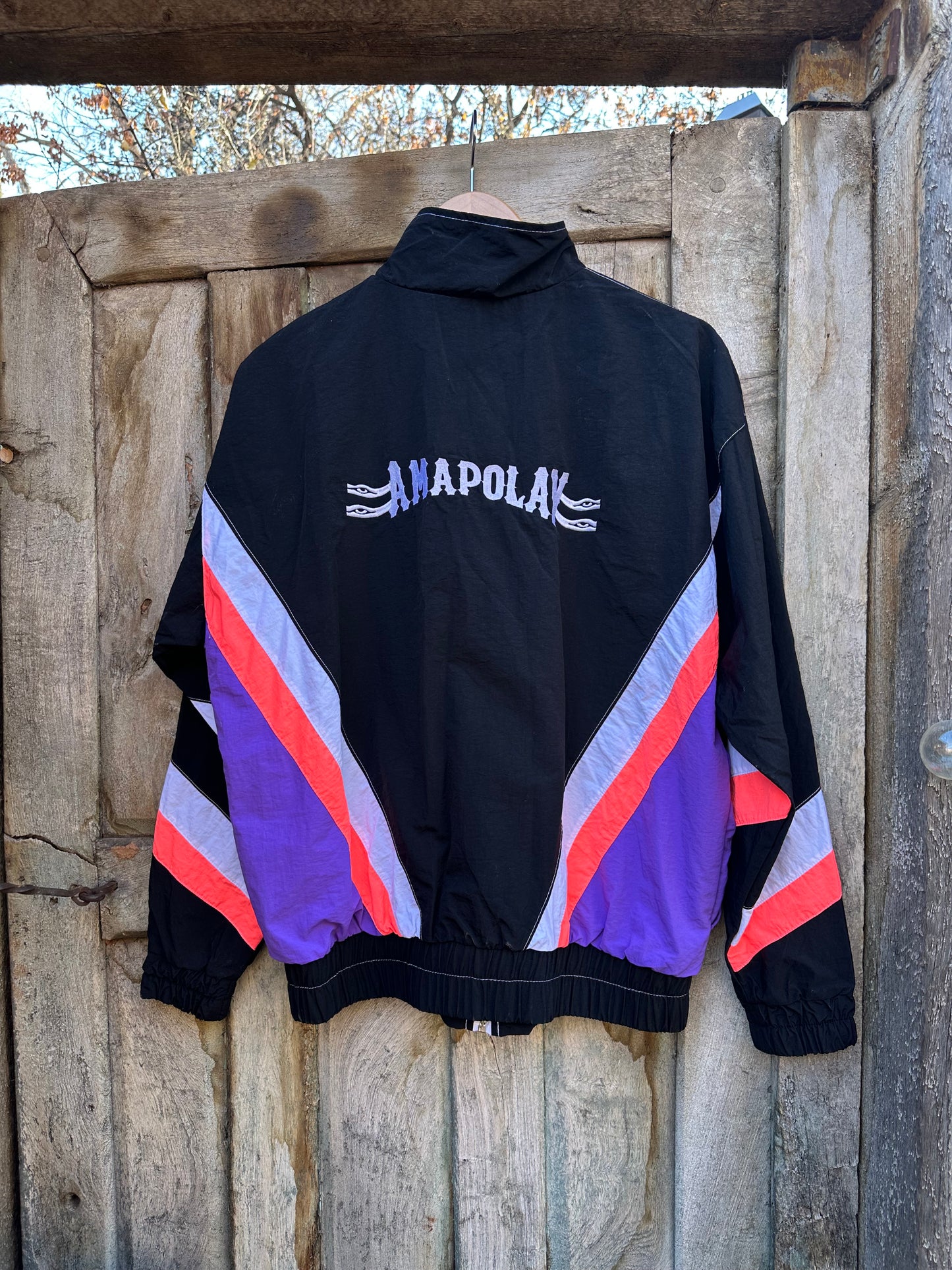 Upcycled windbreaker - size Medium