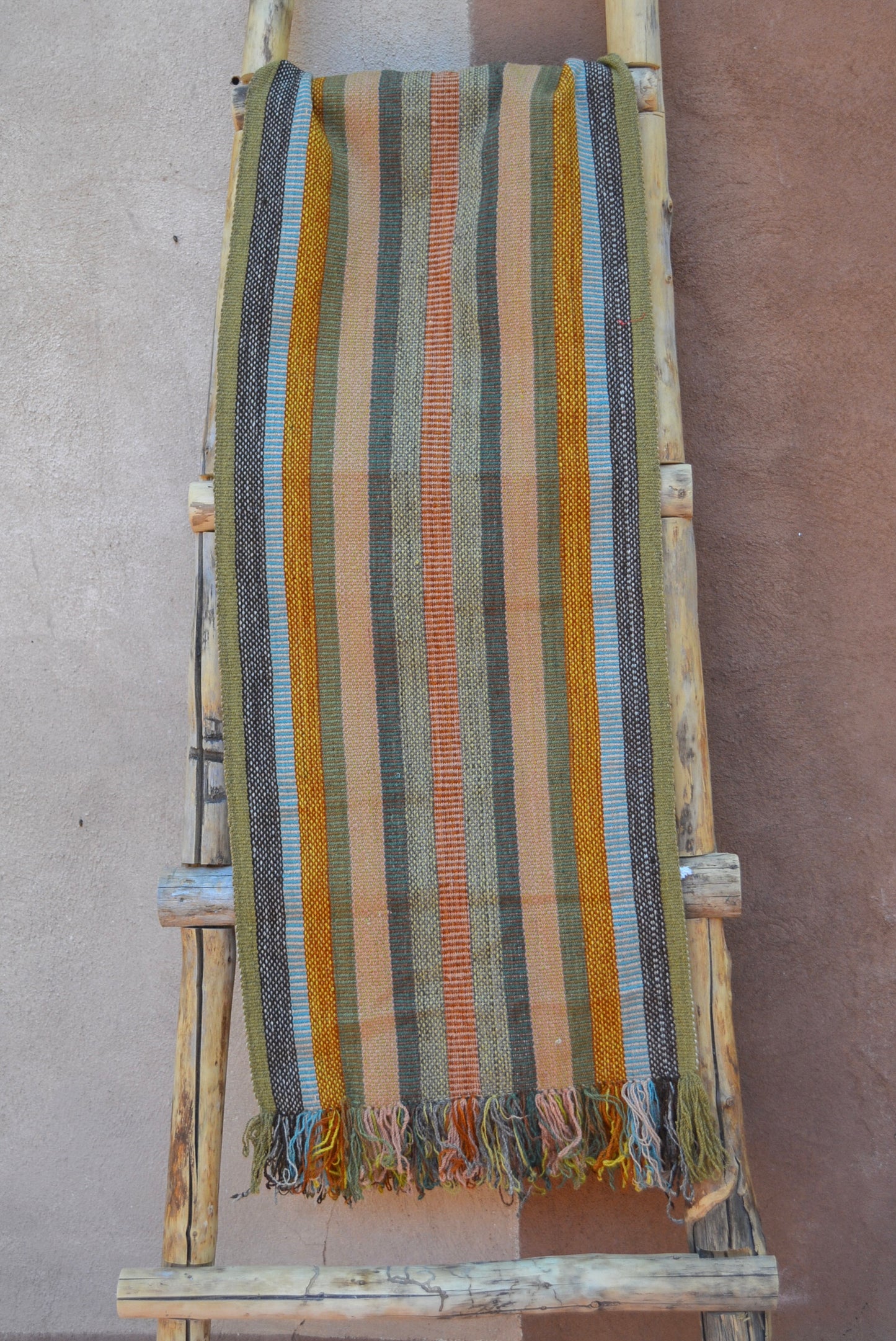 Table Runner Multicolor - Natural Dyed and 100% sheep wool