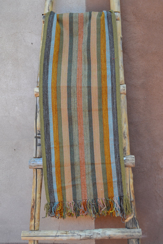 Table Runner Multicolor - Natural Dyed and 100% sheep wool