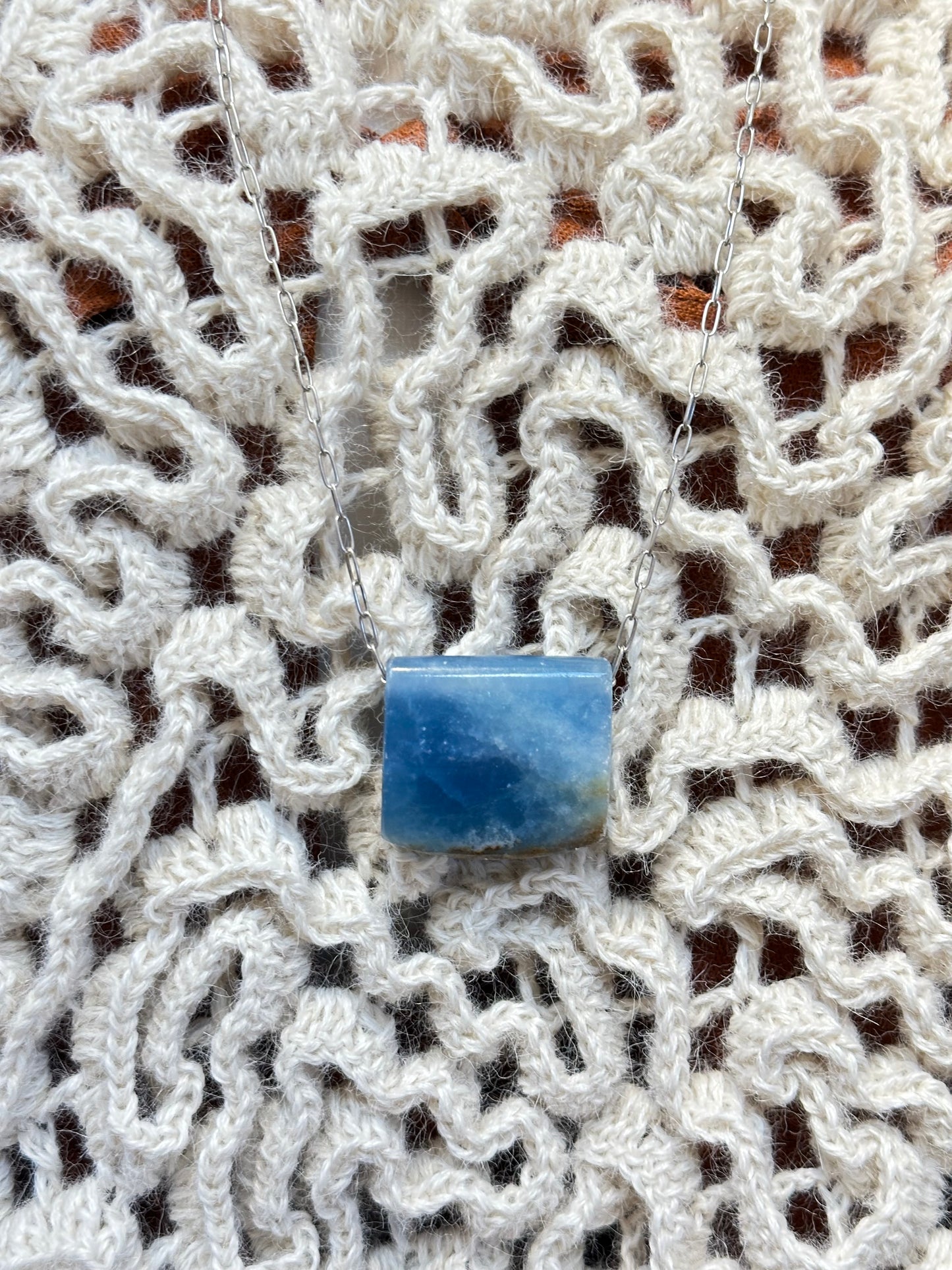 Pierced Cielo Onyx Pendant Necklace - Long necklace