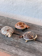 Shipibo Ceramic Turtle - three versions