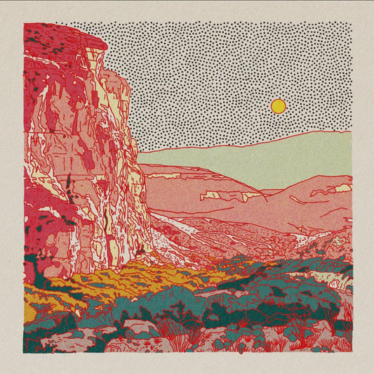 Desert Mountain #26 12 x 12 print