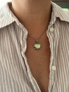 Lemon Quartz & Sterling Silver ~ Necklace