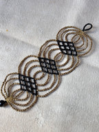 Bracelet Ikish - Sand & Black
