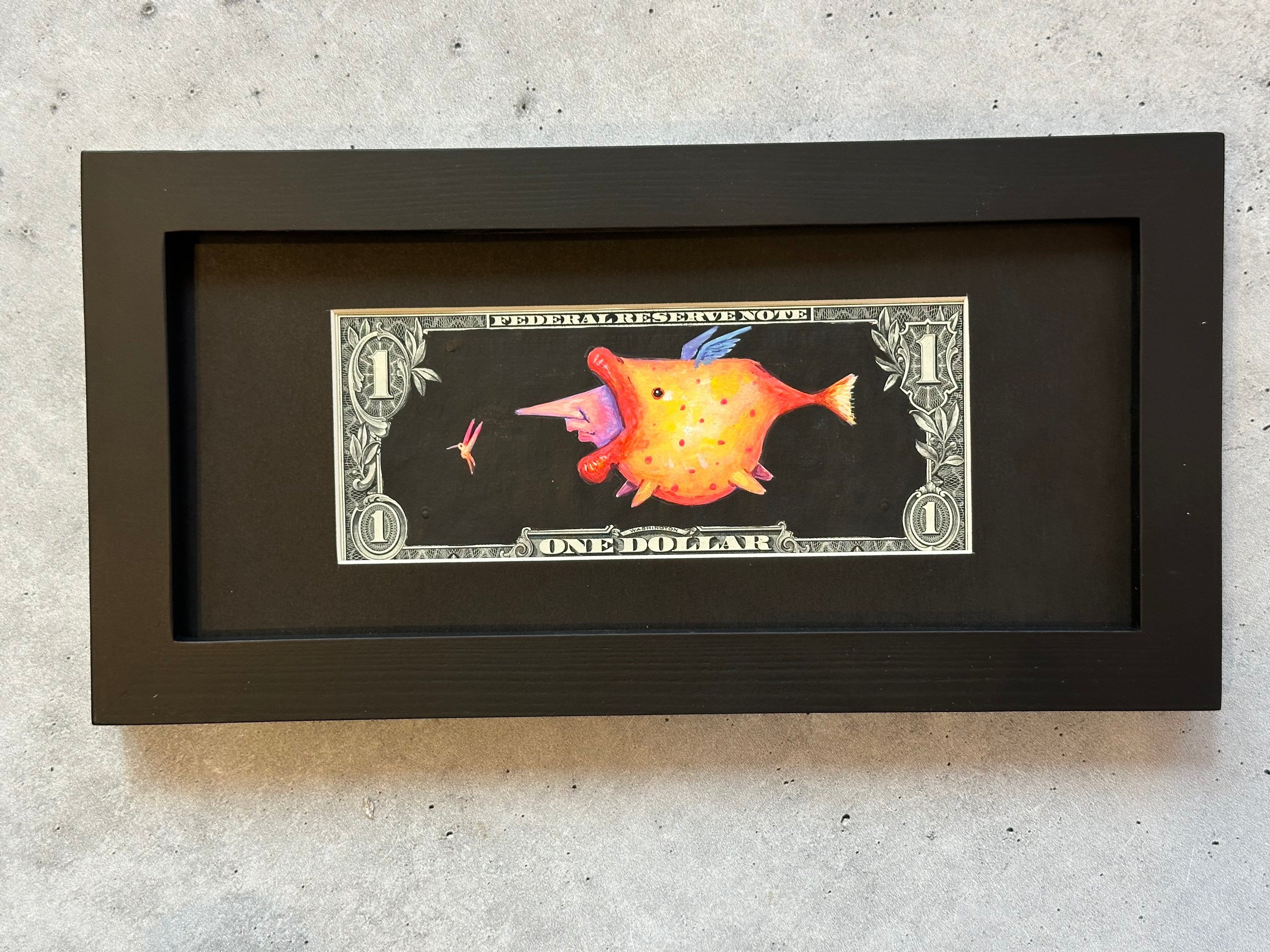 Dollar Migrante - Original illustrations - Framed