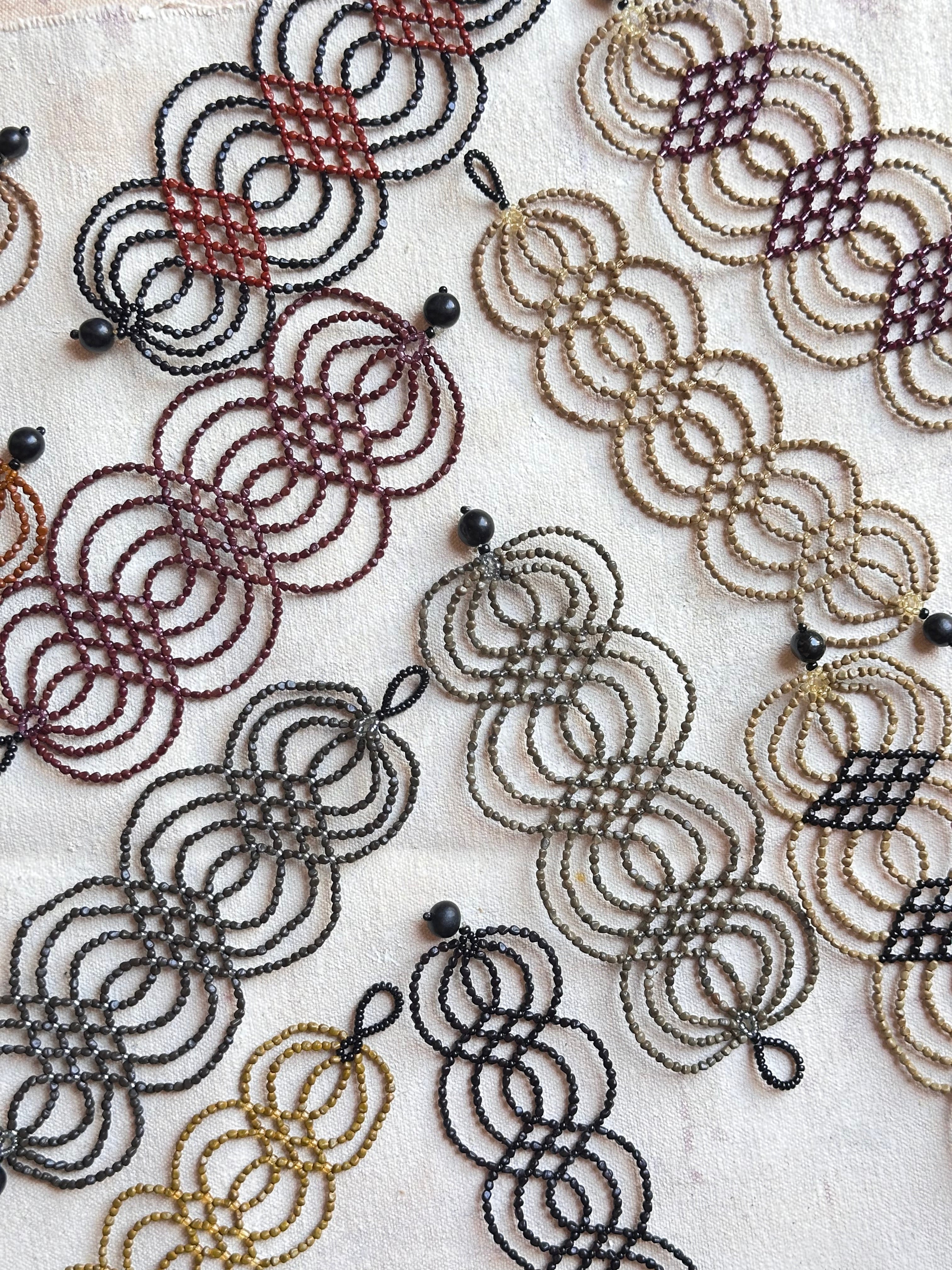 Bracelet Ikish - burgundy