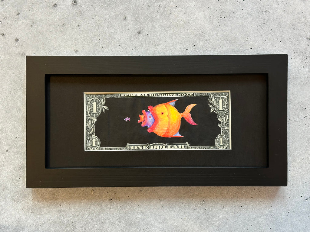 Dollar Migrante - Original illustrations - Framed