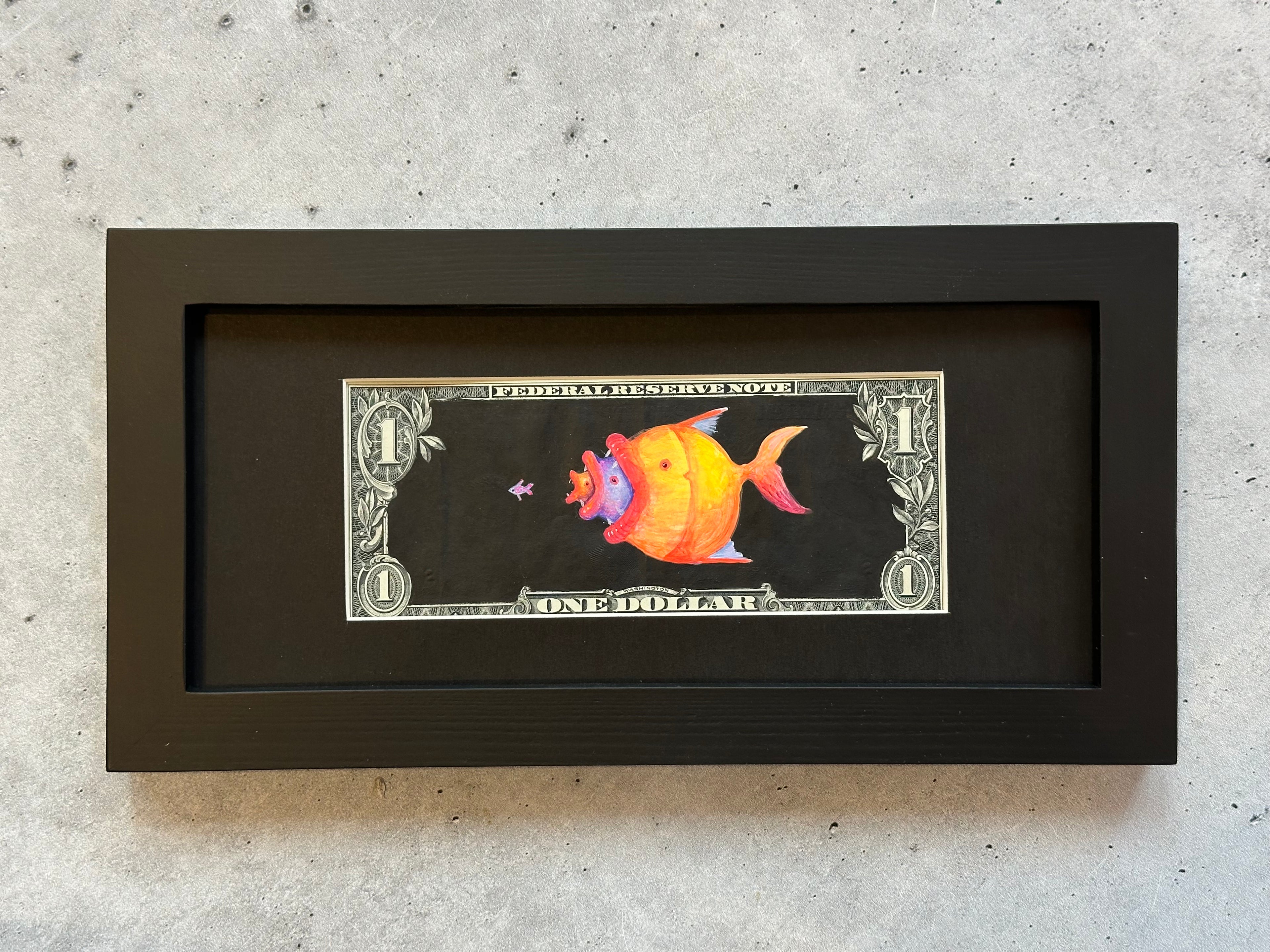 Dollar Migrante - Original illustrations - Framed