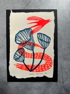 Universos - Lino Print 6” x 4”