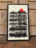 Cordillera - Lino Print 21” x 12”