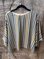 Screenprinted Draped Top • One Size Fits All
