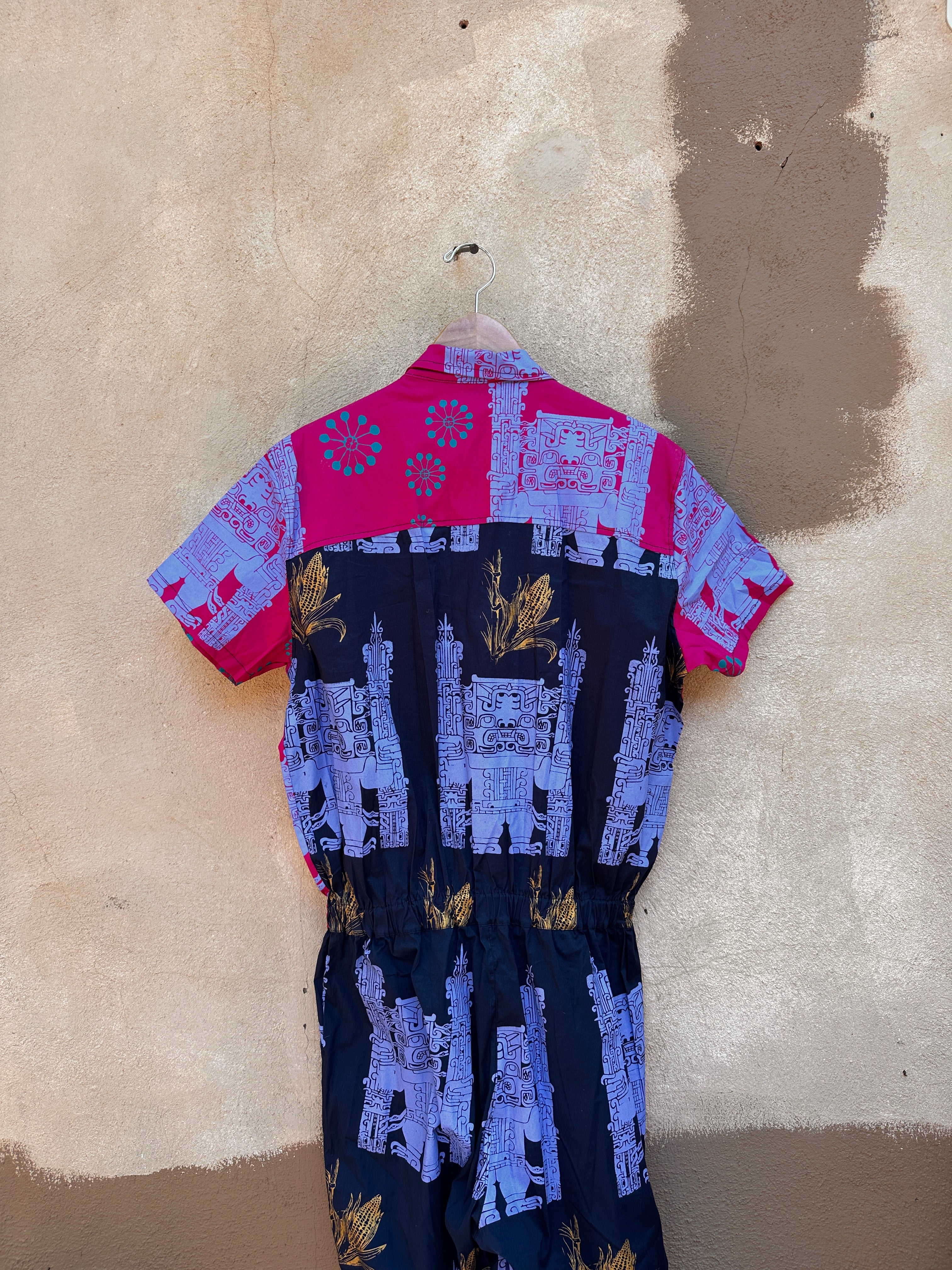 Screenprinted jumpsuit ~ X-Large