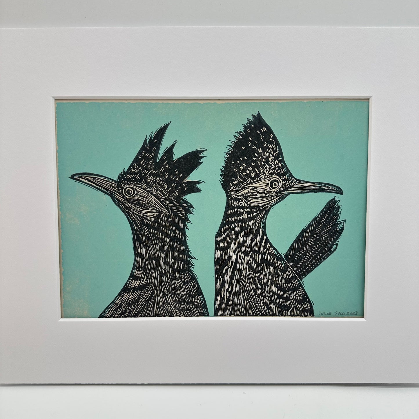 Double roadrunner ~ Seafoam ~ 8x10