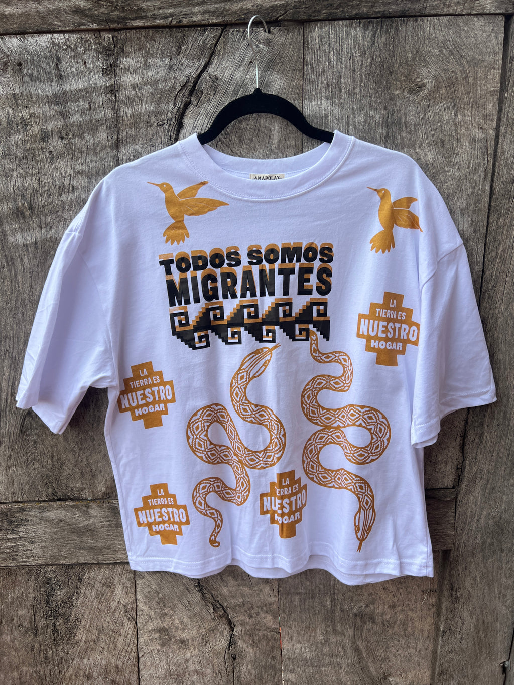 Boxy TShirt - Todos Somos Migrantes - Small