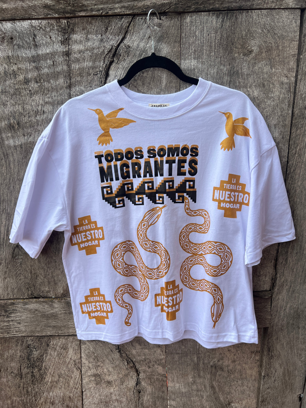 Boxy TShirt - Todos Somos Migrantes - Small