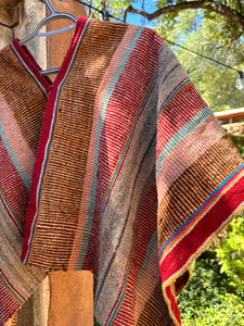 Cropped Poncho ~ Handwoven