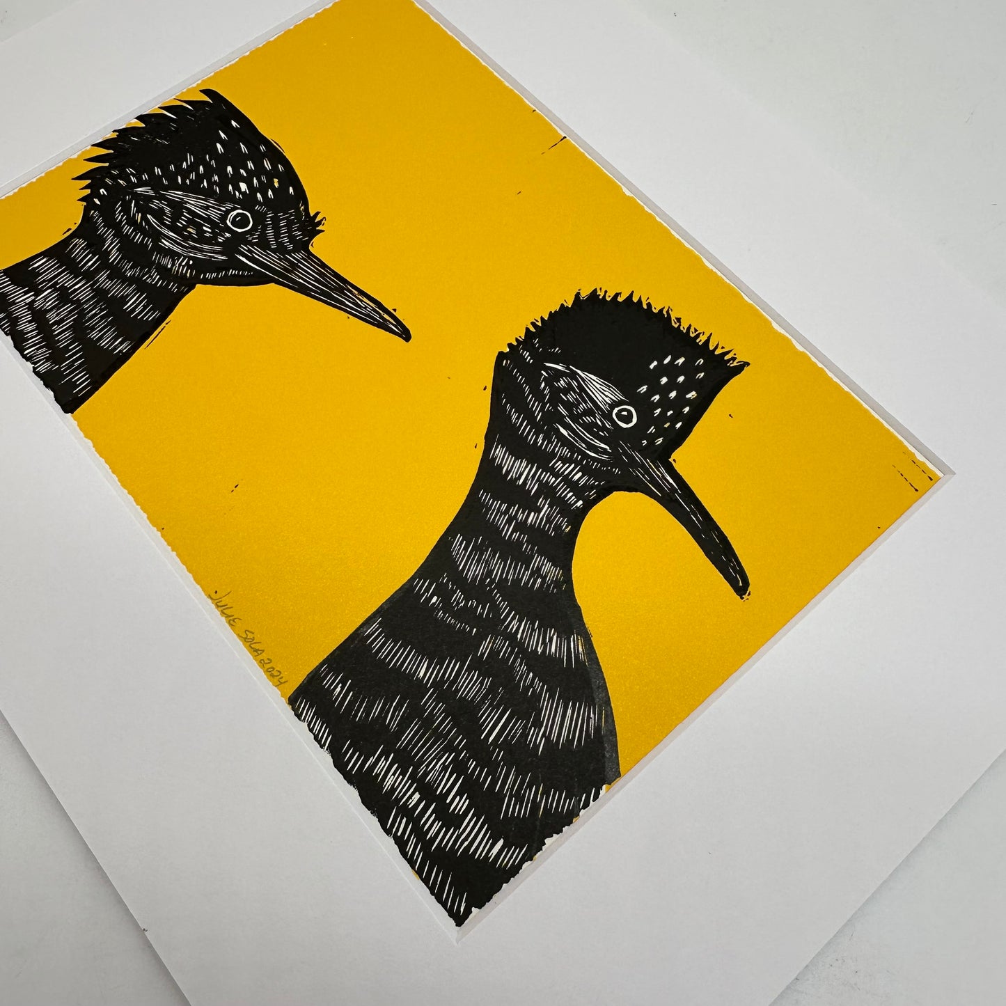 Double roadrunner ~ yellow ~ 8x10