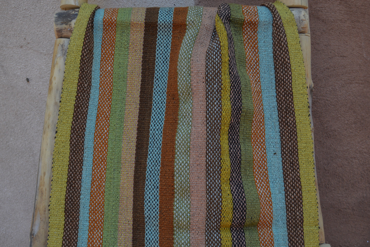 Table Runner Multicolor - Natural Dyed and 100% sheep wool