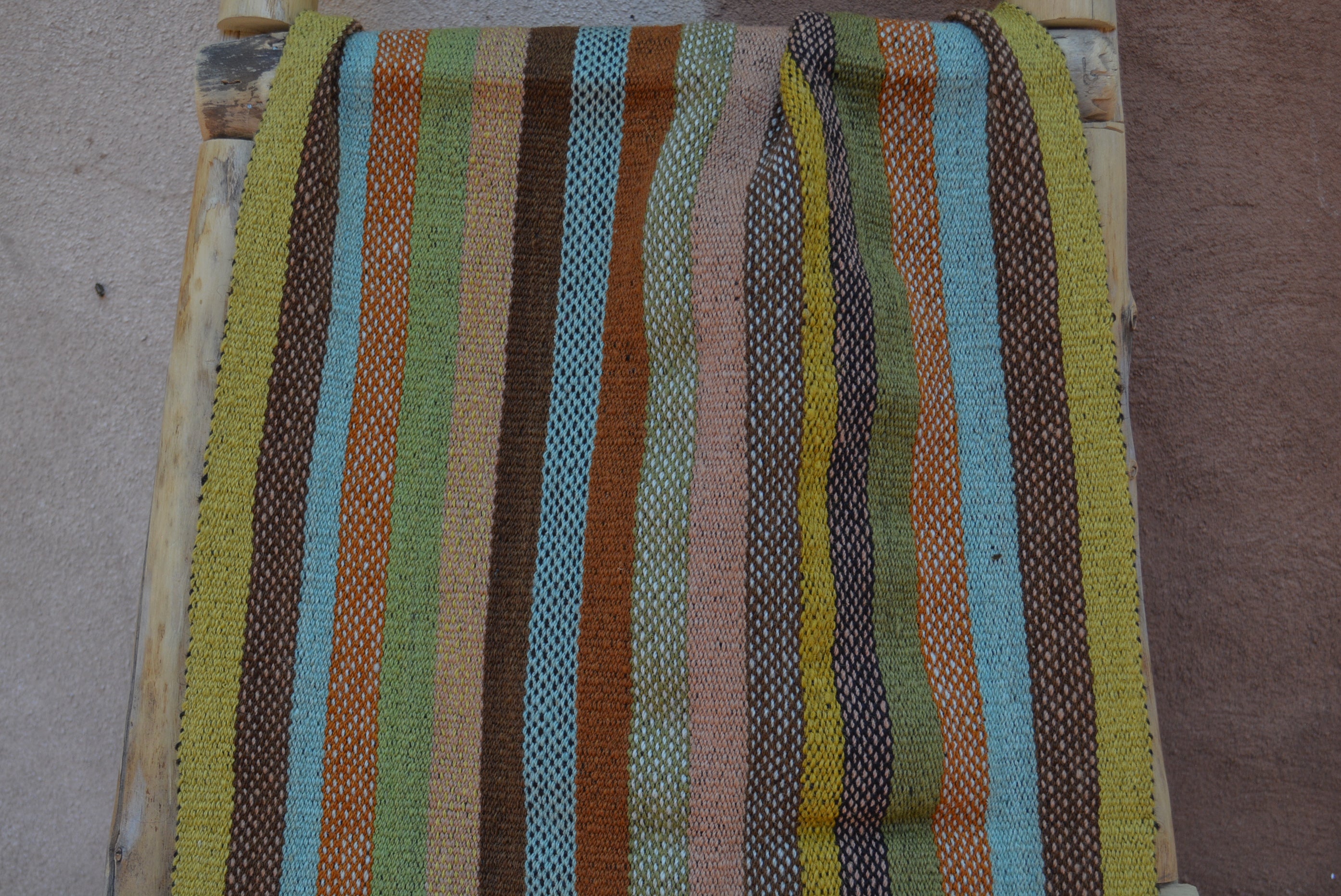 Table Runner Multicolor - Natural Dyed and 100% sheep wool