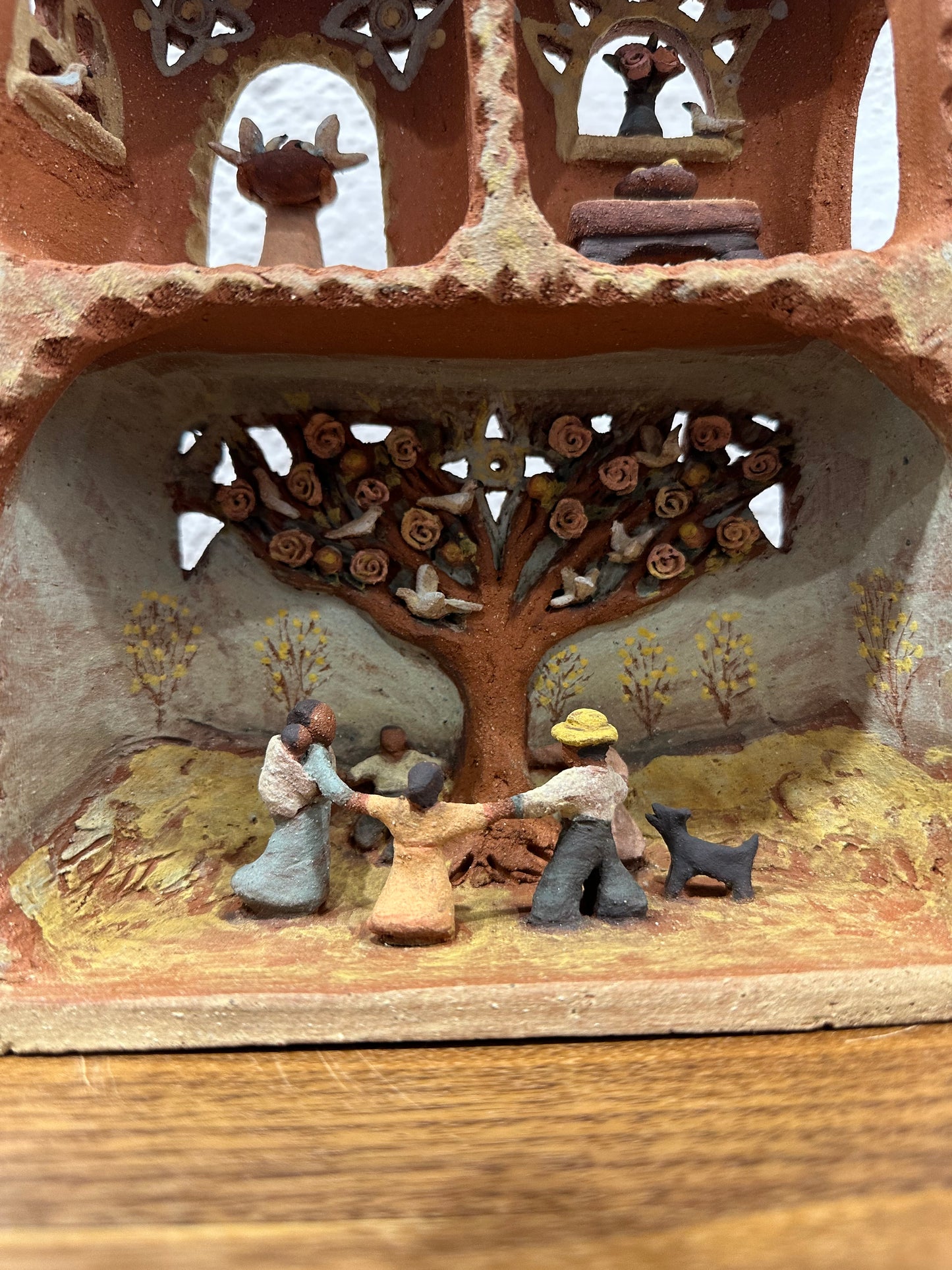 Family Time Altar - Clay Sculptural Piece