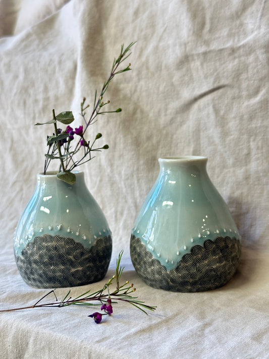 Sunrise Bud vase - Seafoam