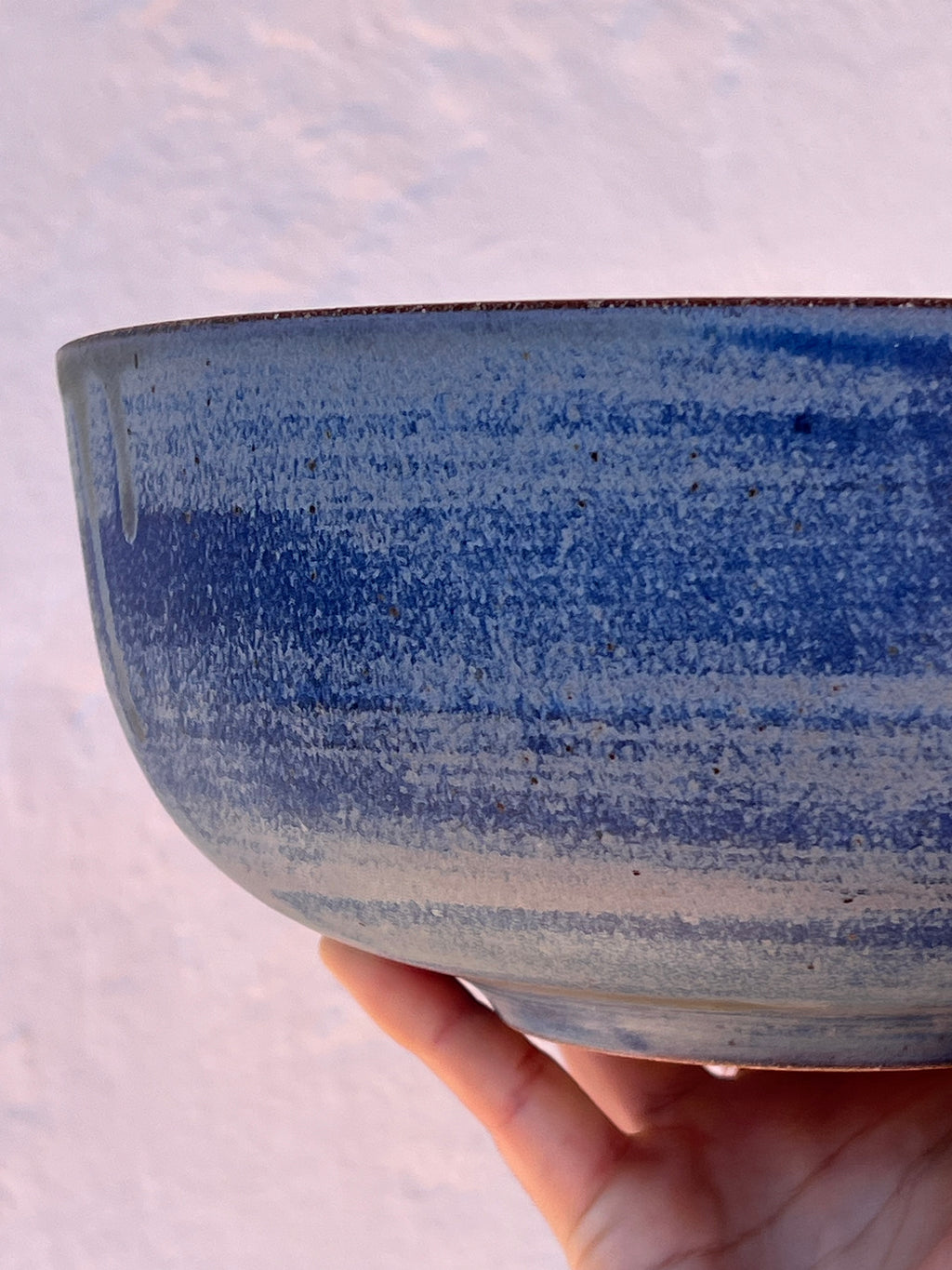 Denim Blue Serving Bowl - Stoneware - 8” round